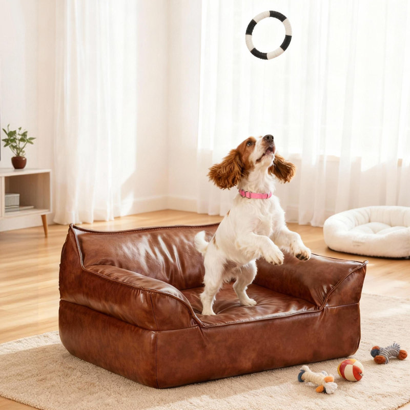 Leather Pet Bed