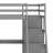 Loft Bed With Drawers, Shelves And Desk-1013748875