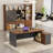 Luxurious Ergonomic Modern Executive Desk With Customizable L-Shape Design And Ample Storage Solutions-2136595735-2136595732