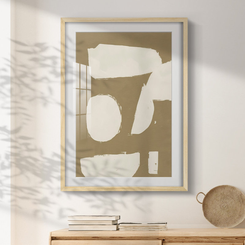 «ChunkyAb Abstract», reproduction encadrée, Naturel, H 28,5 po x l 20,5 po