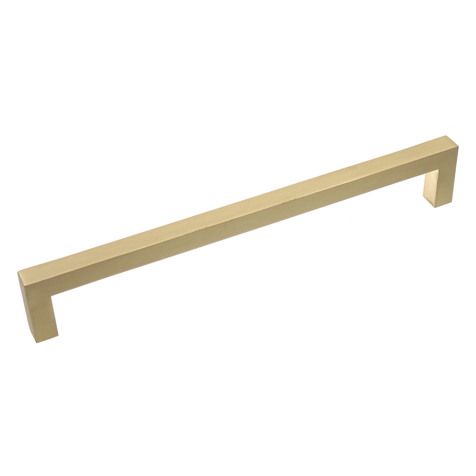 Kingston Solid Square Bar Cabinet Pull, Satin Gold, 5 1/16"