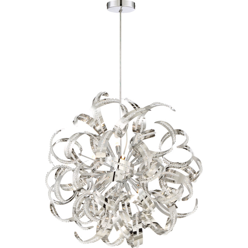 Cooke 12 - Light Dimmable Globe Chandelier