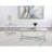 Linda Chrome Glass Top End Table