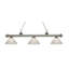 Luminaire suspendu linéaire à 3 lumières pour table de billard Chevelle-22737257-22737261-22737254