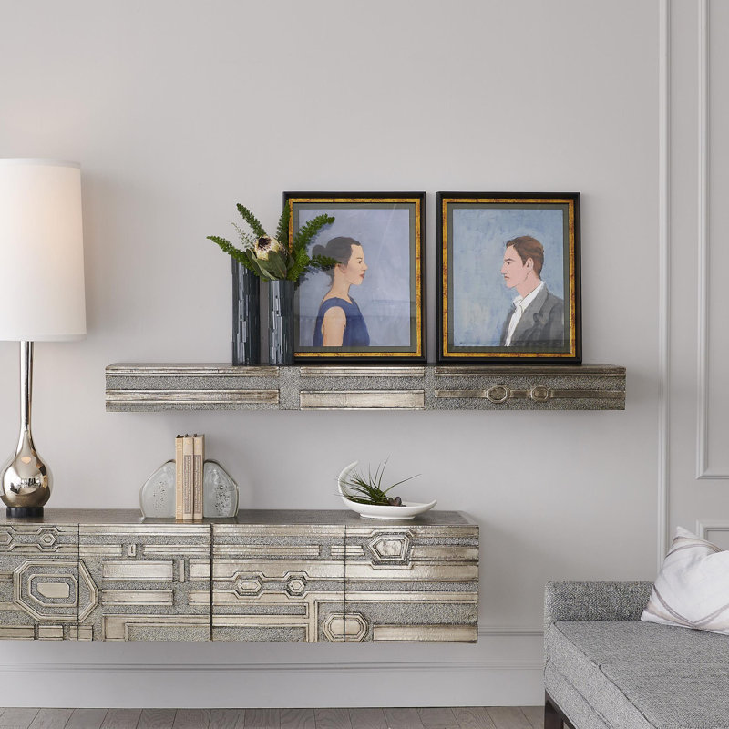 Abstract Block Cabinet-Nickel