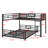 Twin Over Full L-Shaped Metal Bunk Bed-1250622013