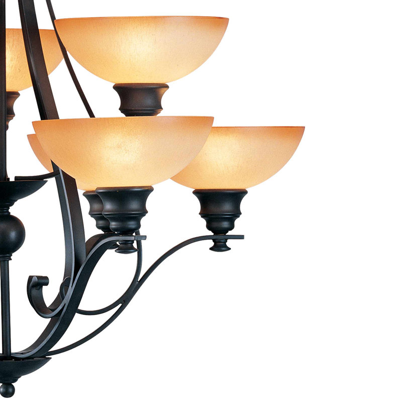 Lustre suspendu 9 lumières Rainier