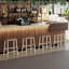 Tabourets de bar, ensemble de 2 chaises de bar, tabourets de selle, comptoir de cuisine avec repose-pieds, tabourets de bar industriels pour la salle à manger, cuisine, comptoir-308140030
