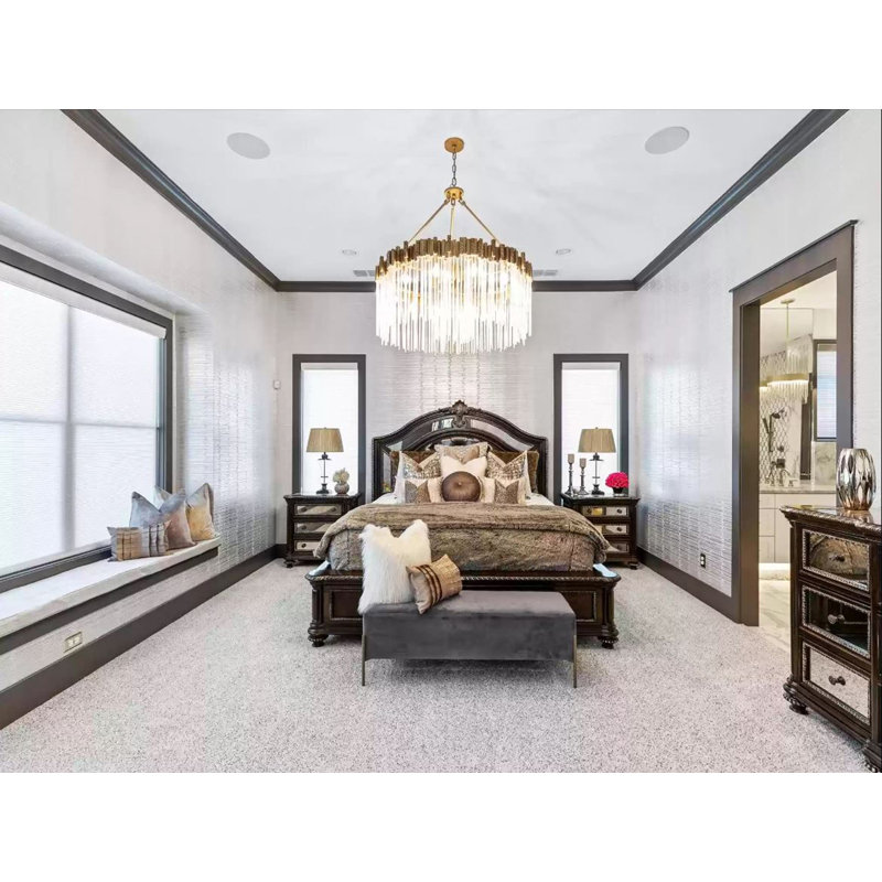 Matrix Chandelier - 40"D x 40"W x 42"H - Havana Gold, Havana Gold