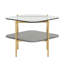 Table de bout en verre Soomin