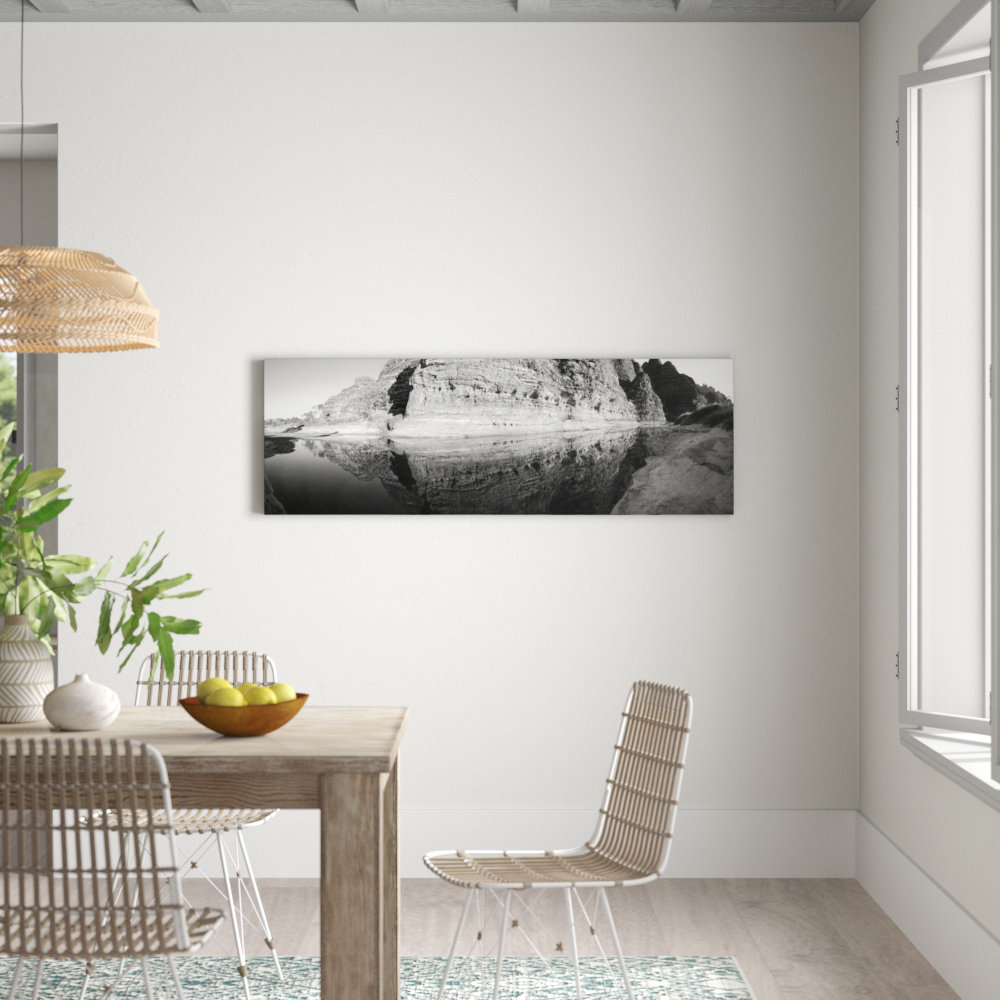 Purnalulu Reflections by Andrew Brown Photographic Print Wrapped on Canvas in Black/White
