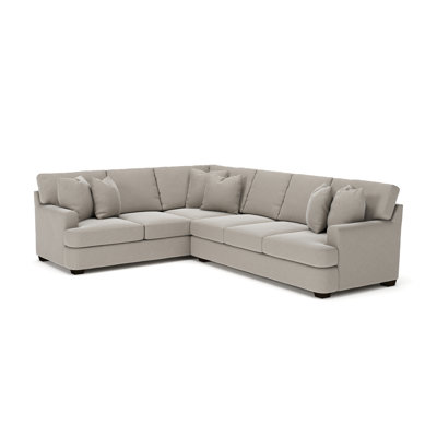 Canapé modulaire de coin large de 125 po Emilio