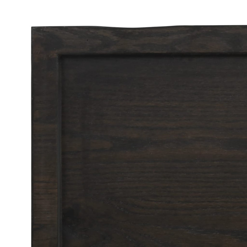 Solid Wood Table Top, Dark Grey, 50cm H x 160cm W x 4cm D