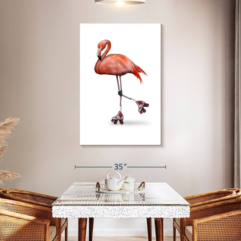 Patin à roulettes Flamingo, H 48 po x l 32 po