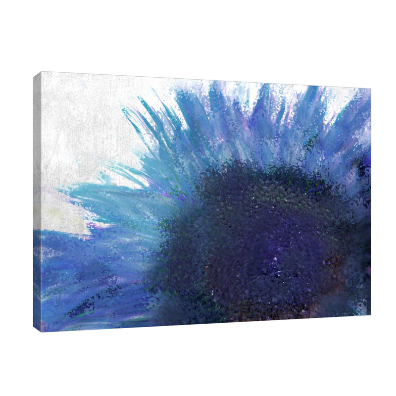 « fleuriing tournesol » par kimberly allen, reproduction d’art sur toile tendue, H 36 po x l 48 po x P 1,5 po