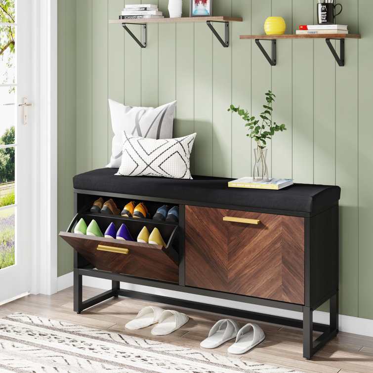 Modern Shoe Rack Bench - CharmyDecor- CharmyDecor