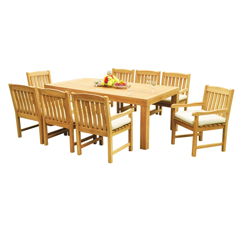 Canberra Outdoor - Piece Teak Dining Set, 8