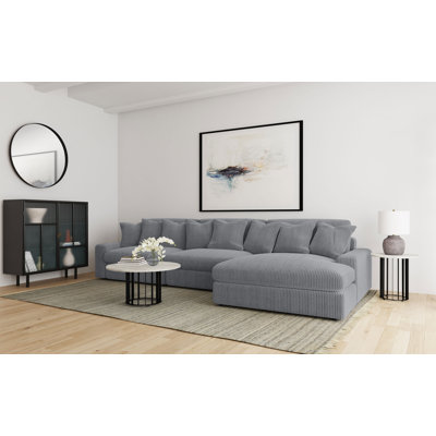 Canapé modulaire réversible rembourré Tangires sable