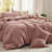 Best Seller Bedsure Cotton Fabric With Microfiber Inner Fill Comforter Set, 143TC-106246648-106246649