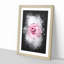 Lone Pink Rose Abstract Paint Splash - Picture Frame Graphic Art-56922856-56922861