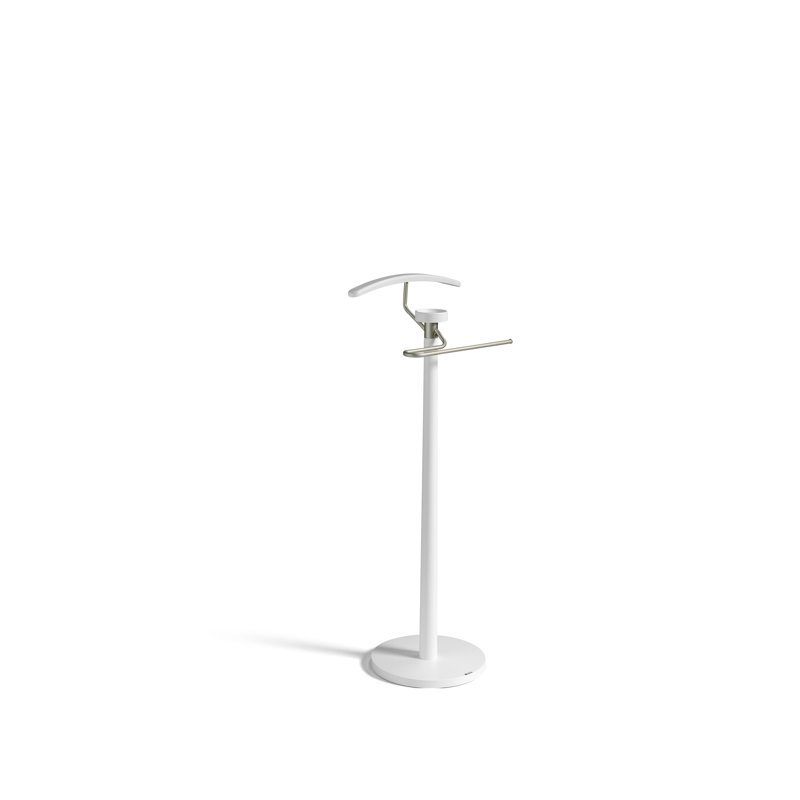 Freestanding Valet Stand, White