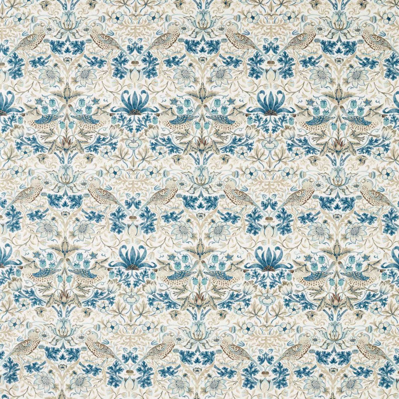 Strawberry Thief WW, Mineral Blue/Linen