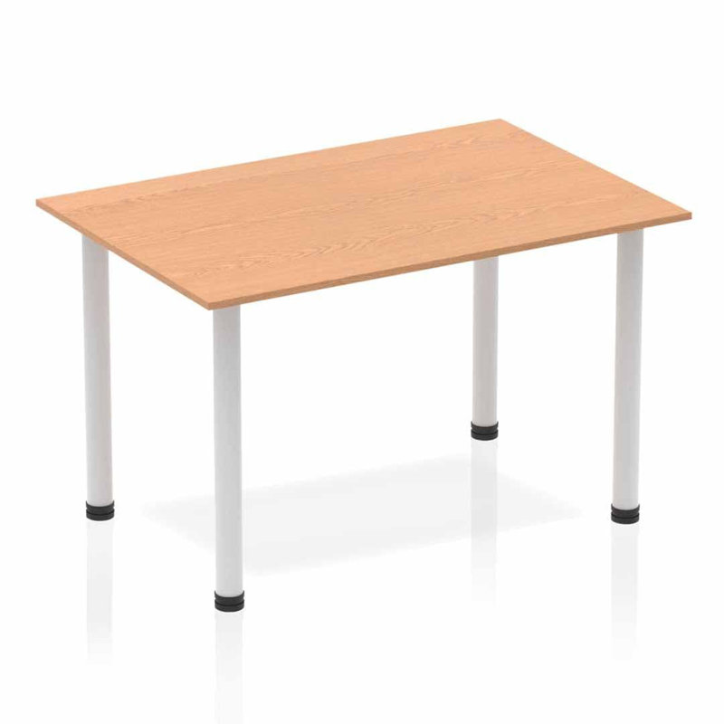 Kyvan Rectangle Conference Table, 72.5cm H x 120cm L x 80cm D, Oak