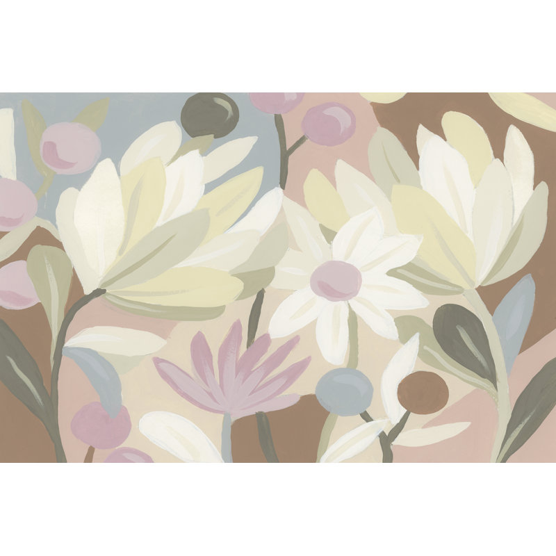 Tavonga Blushtone Botanicals II by June Erica Vess - Wrapped Canvas Print, 30 cm H x 46 cm W
