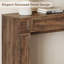 Console de 55 pouces avec 2 tiroirs et 2 armoires de rangement-589887627