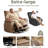 Oversized Recliner Chairs with Heat and Massage - 360掳 Swivel Recliner Chair for Adults- Manual Rocking Chair with Remote Control for Living Rooms, Bedrooms and Nurseries --328137706