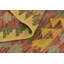 Tapis de zone en laine noué la/brun 3 pi 3 po x 3 pi 6 po one-of-kind-the main Lorain
