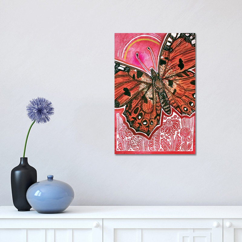 On the Fly 1 Piece Wrapped Canvas Wall Art, 30.48 cm H x 45.72 cm W