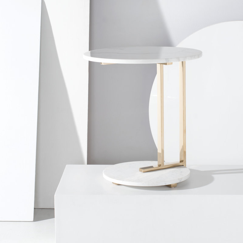 Aphrodite Marble Top End Table