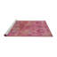 Tapis marocain tissé à la machine-1859220697