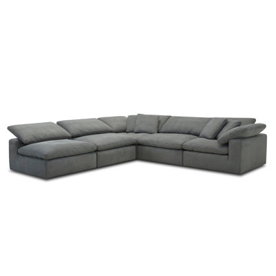 Igoris Upholstered L-Shaped Sectional Symmetrical