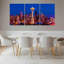 Ensemble de 3 tableaux sur toile représentant la ligne d'horizon de Seattle avec la Space Needle-1523169958