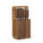 Hampton Forge Woodlyn Cutlery Block 10 PC