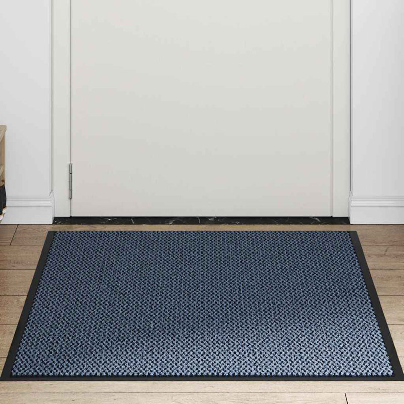 Non-Slip Indoor / Outdoor Door Mat, Blue, 90cm W x 120cm L
