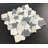 12.5" x 12.5" Marble Pebble Mosaic Wall And Floor Tile-80953388