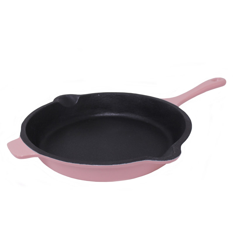 BergHOFF International Neo 10 in. Non-Stick Cast Iron Frying Pan, Pink