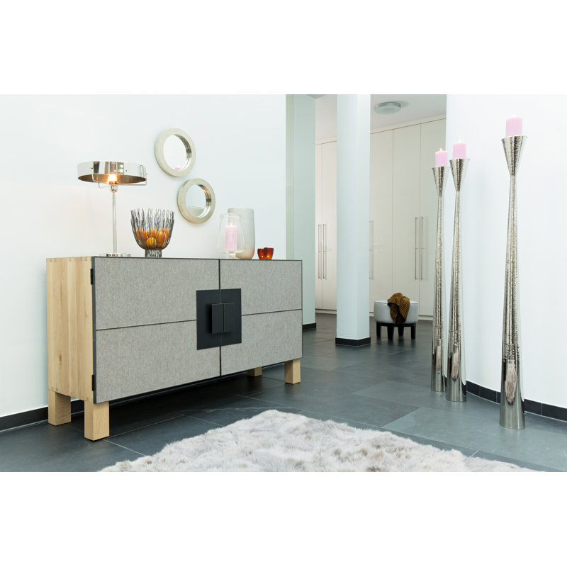 Metal Wall Mirror, 32 cm H x 32 cm W