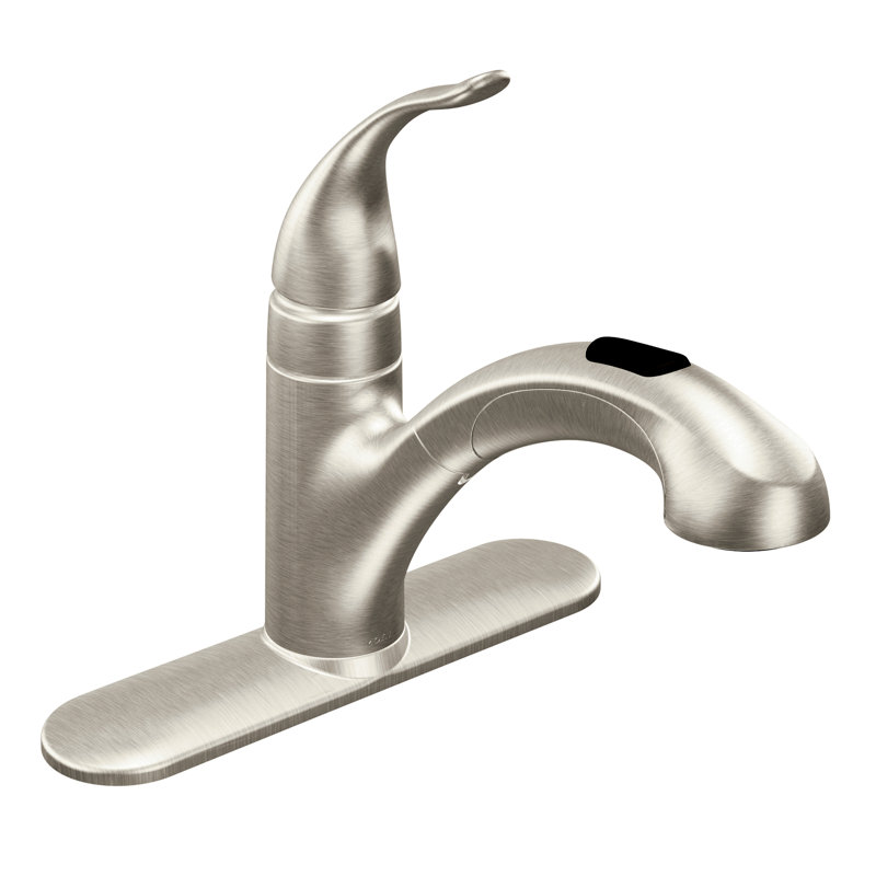Integra Pull Out Single Handle Kitchen Faucet with Duralock™, Stainless Steel