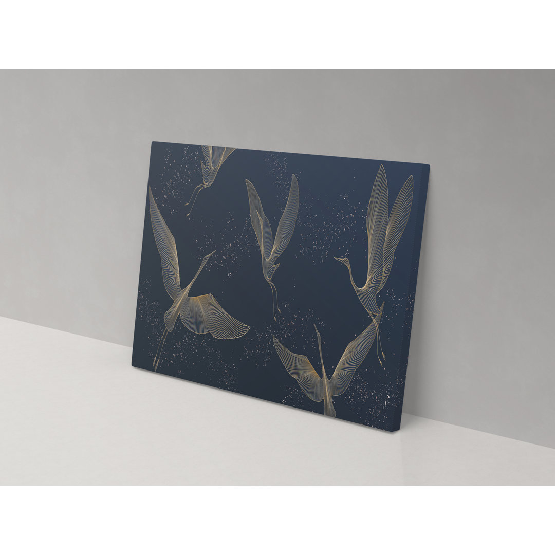 Heavenly Herons Canvas