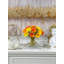 Orange-Yellow Real-Touch Gerbera Daisy Centerpiece