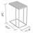 Frechette Glass Top End Table