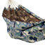 Hamac double 2 personnes en jacquard - Vagues blanches