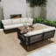 Woven Rope 5 - Person Garden Sofa Set With Cushions
