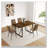 Industrial Rectangular Dining Table-847403457