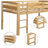 May Kids Twin Loft Bed-1180396784