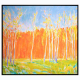 Birch Breeze Print by Lawrence Behunek